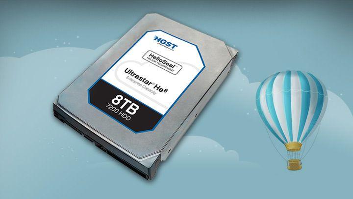 HGST Logo - HGST 8TB Drives - Helium Makes Them Fly