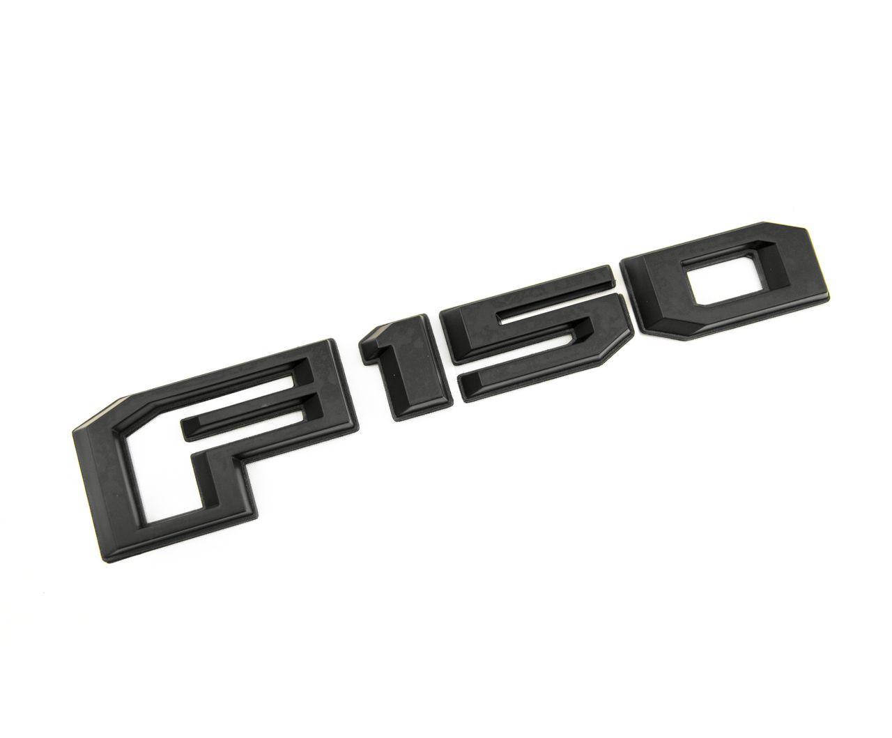 F150 Logo - 1 NEW CUSTOM MATTE BLACK 2015-2018 F150 TAILGATE BADGE EMBLEM
