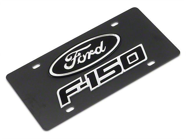 F150 Logo - SpeedForm Carbon Steel License Plate W/ Ford Oval F 150 Logo (97 19 F 150)