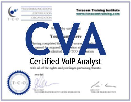 CVA Logo - CVA Certified VoIP Analyst Certification