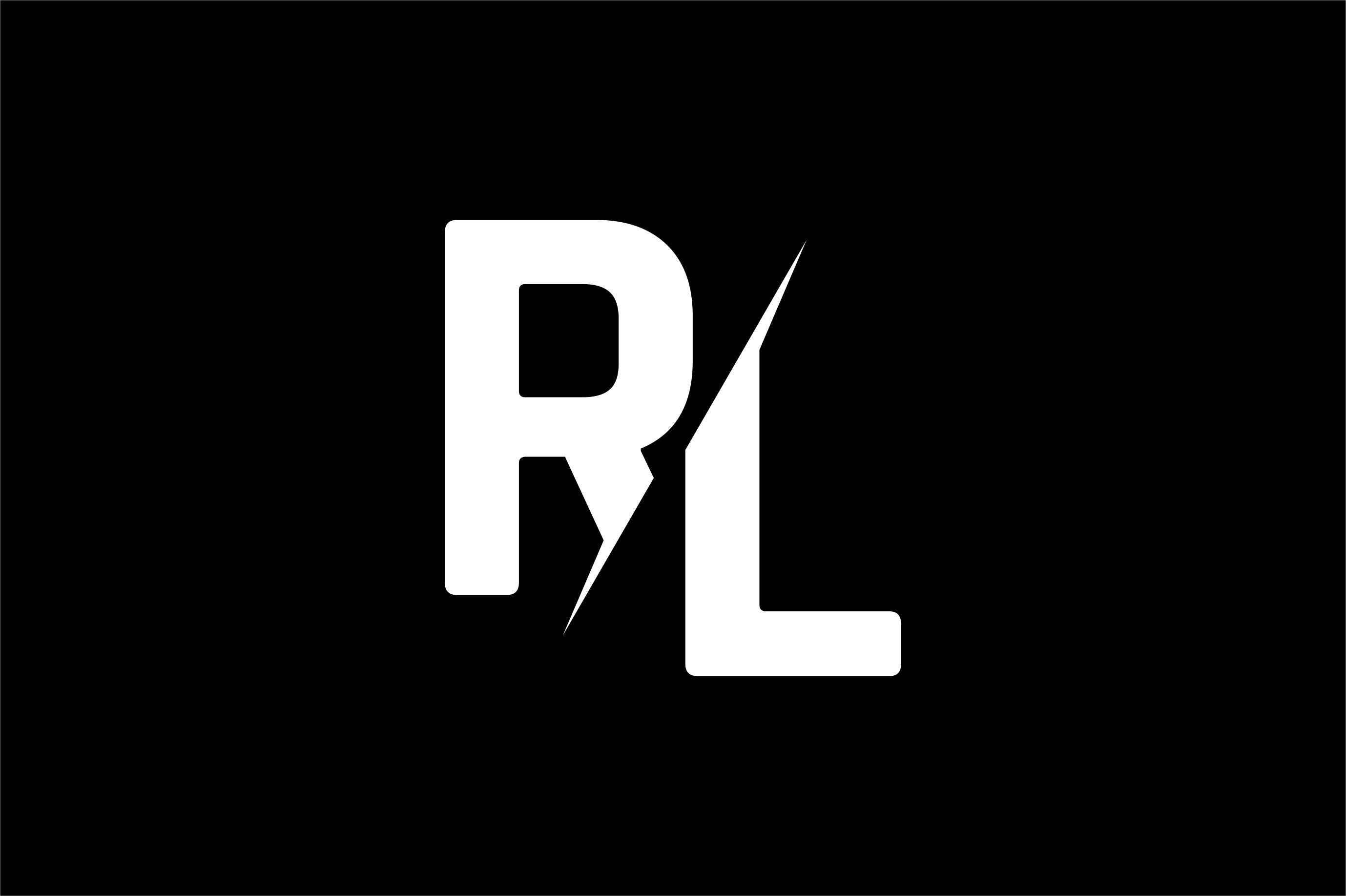 RL Logo - Monogram RL Logo Design