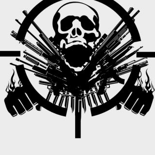 Weapons Logo - Evil Skull and da weapons » Emblems for GTA 5 / Grand Theft Auto V