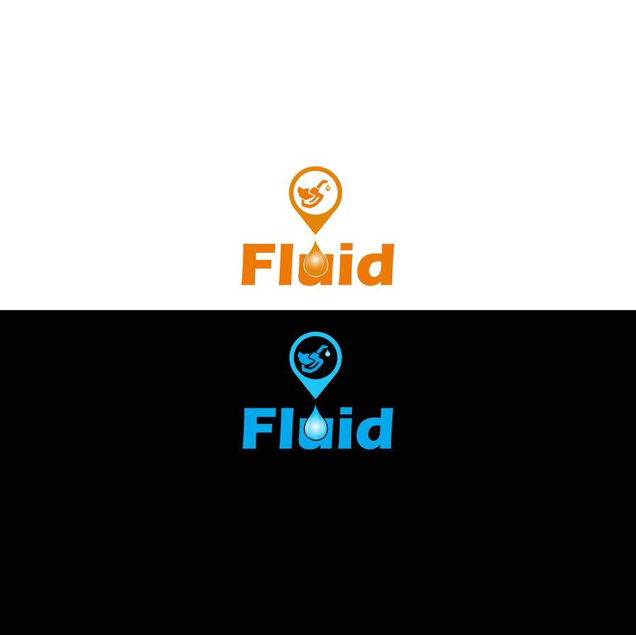 Fluid Logo - Entry by ashrafopu101 for Image and logo of the company FLUID