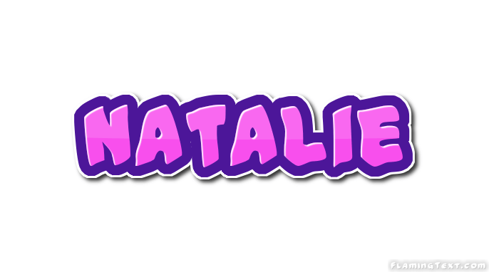 Natalie Logo - Natalie Logo. Free Name Design Tool from Flaming Text