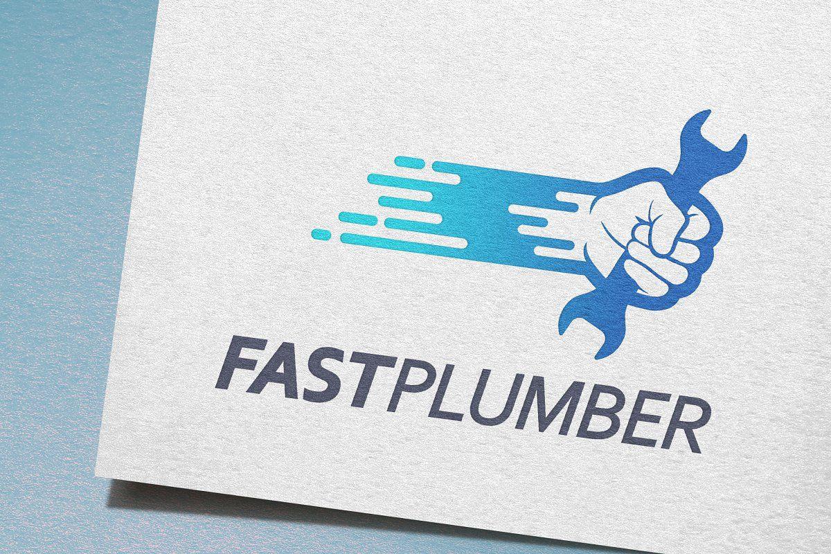 Plumer Logo - Fast Plumber Logo