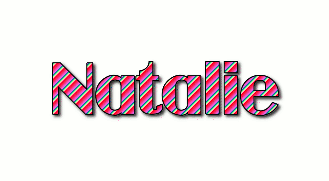 Natalie Logo - Natalie Logo. Free Name Design Tool from Flaming Text