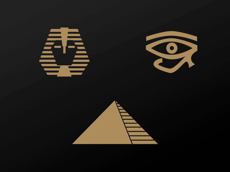 Pharaoh Logo - Pharaoh Logo Concepts by Sam Solomon | Dribbble | Dribbble
