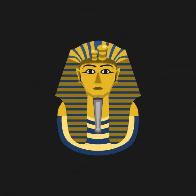 Pharaoh Logo - Flat pharaoh design Vector