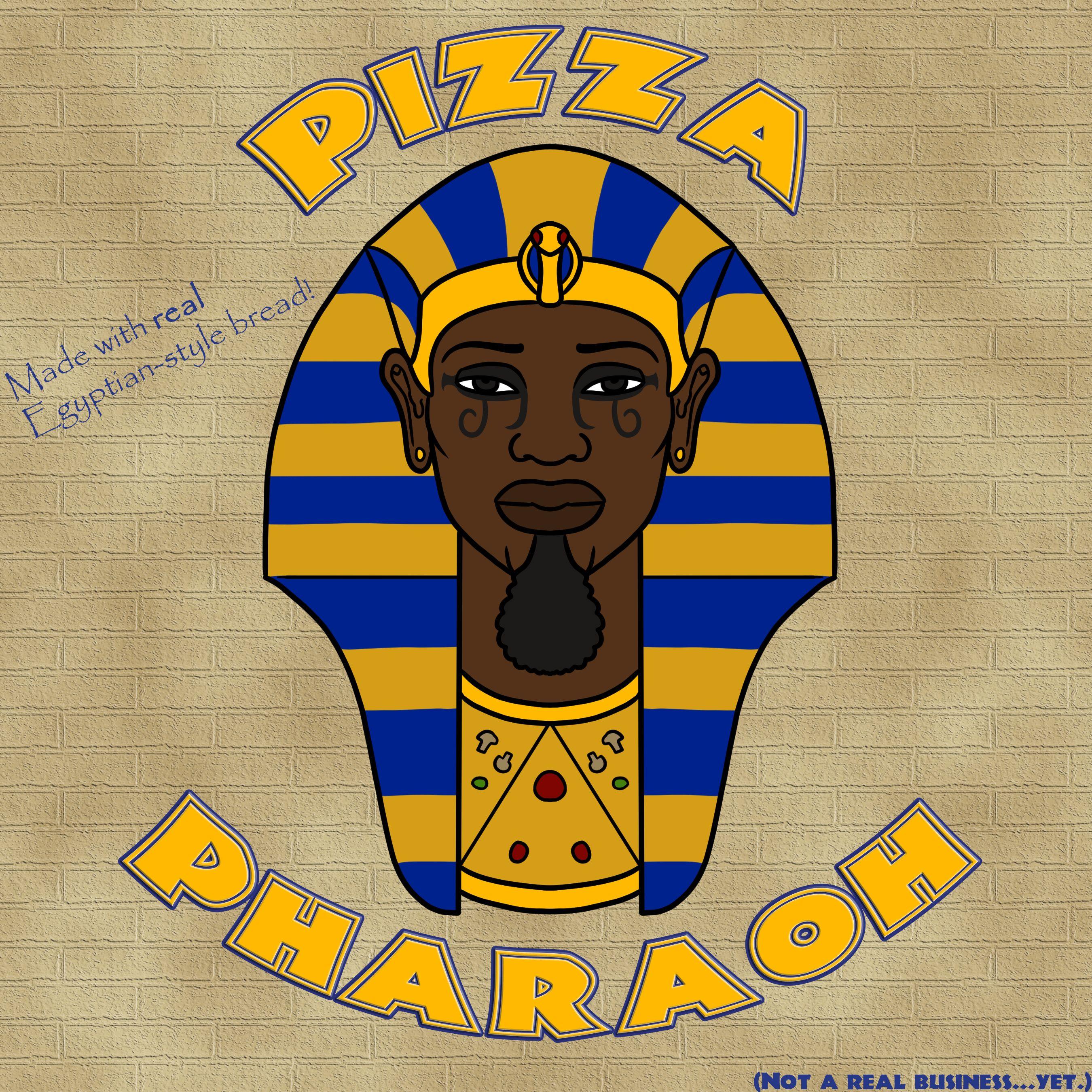Pharaoh Logo - Logo Design for “Pizza Pharaoh” – Tyrannoninja's Art and Writing