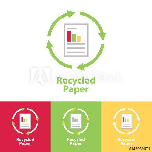 Recycled-Paper Logo - recycled paper logo this stock vector and explore similar
