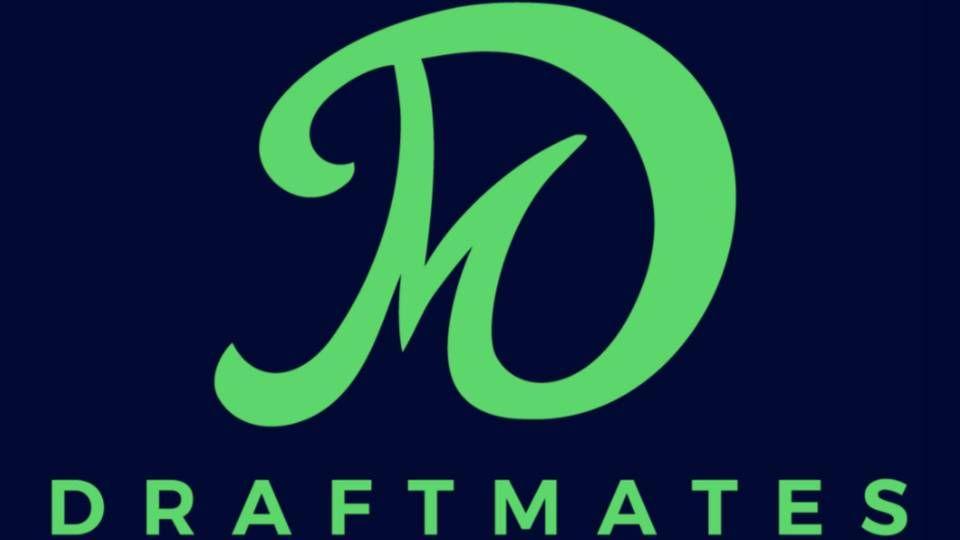 Blue and Green Twist Logo - New app DraftMates offers fantasy sports with a charitable twist
