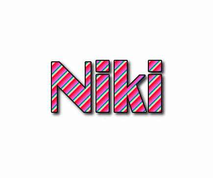 Niki Logo - Niki Logo | Free Name Design Tool from Flaming Text