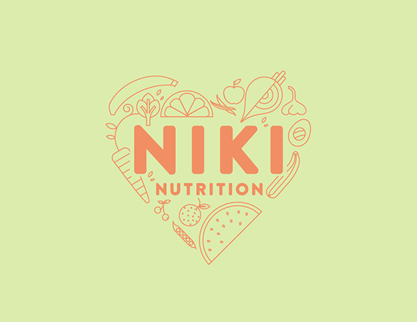 Niki Logo - I created this logo for Niki Nutrition. Niki coaches and councils