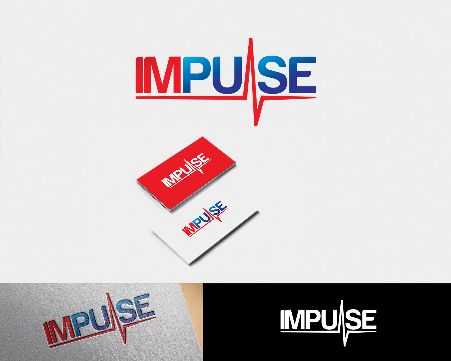 Impulse Logo - Modern, Professional, Fitness Logo Design for IMPULSE