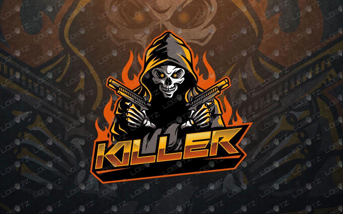 Guns Logo - grim reaper esports logo grim reaper mascot reaper with guns