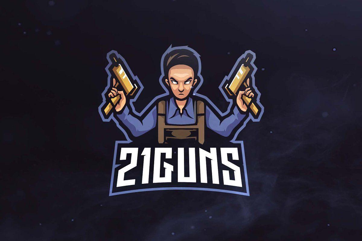 Guns Logo - 21 Gun Sport and Esports Logo