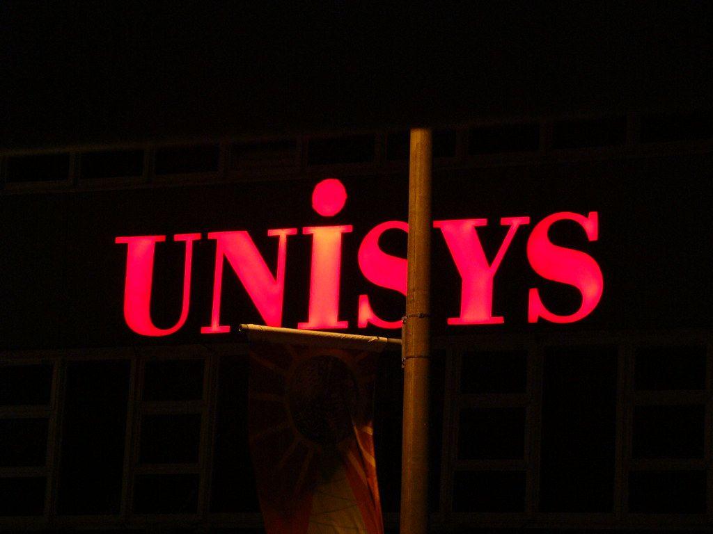 Unysis Logo - UNISYS logo | The UNISYS logo. It glows in the dark. | Aaron ...