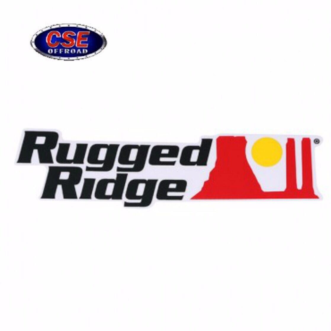 Rugged Logo - Details about Decal Black Rugged Ridge Logo 12999.19