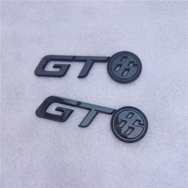 GT86 Logo - US $3.67 8% OFF|Glossy Black GT86 Logo Rear Trunk Badge Emblem Decal  Sticker Bumper Sticker For Toyota FR S FRS GT86 FT86 BRZ-in Car Stickers  from ...