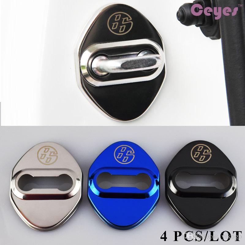 GT86 Logo - 4pcs Lot Car Lock Protector Sticker Stainless Steel Car Door Lock Cover For Toyota GT86 Corolla C Hr Rav4 Car Styling Accessories