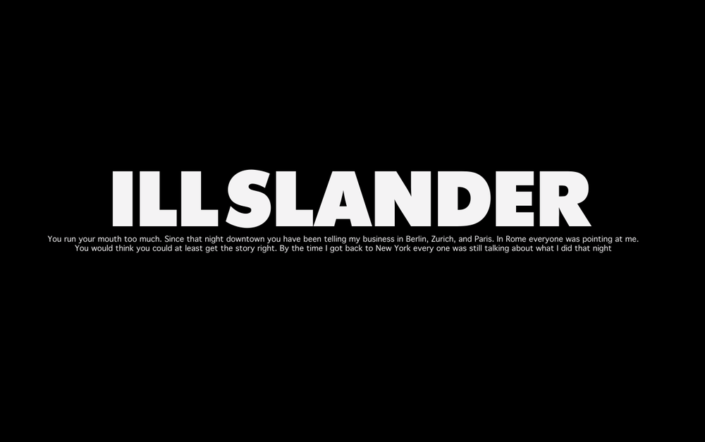 Slander Logo - C.O.I. SLANDER LOGO TEE CLASSIC EDITION