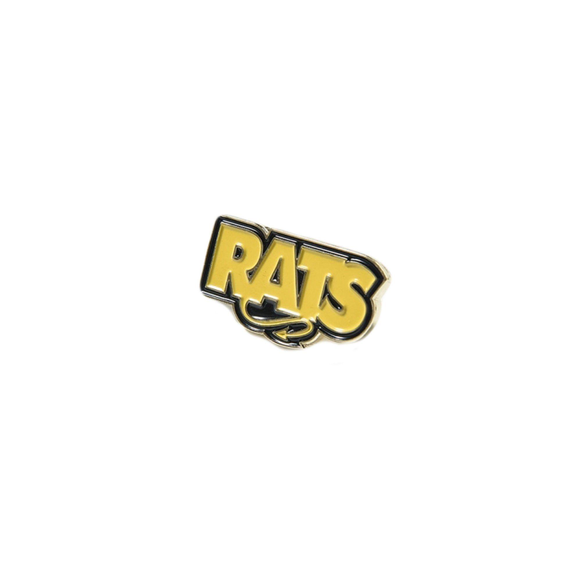 Godspeed Logo - Rats Box Logo Pin - Yellow