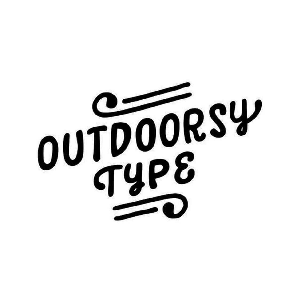 Outdoorsy Logo - Outdoorsy Type Adventure Outdoorsy Type Tumbler Cup Yeti Vinyl Sticker