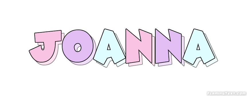 Joanna Logo - Joanna Logo | Free Name Design Tool from Flaming Text