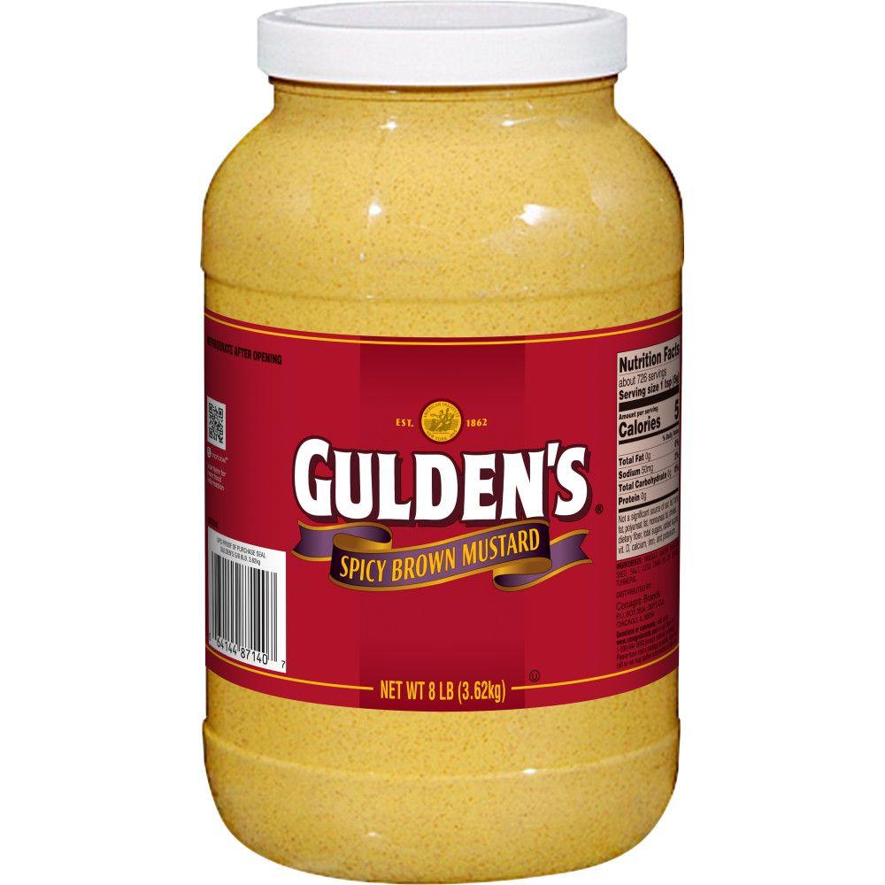 Gulden's Logo - GULDENS Spicy Brown Mustard | Conagra Foodservice