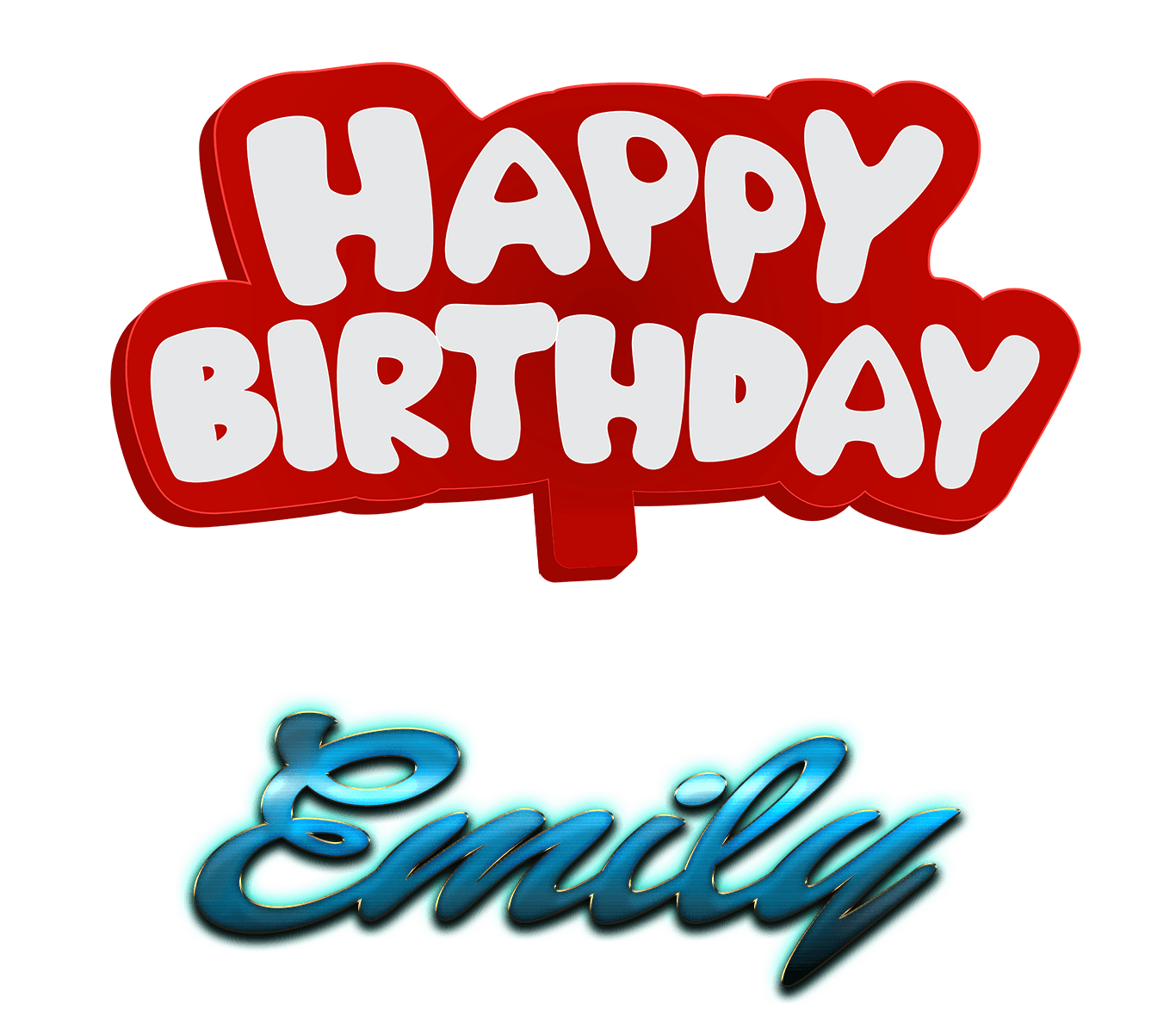 Emily Logo - Emily Happy Birthday Name Logo