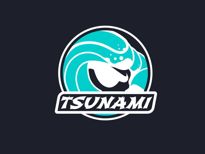 Tsunami Logo - Tsunami Travel Ball Circle Logo by Hammock Creative on Dribbble