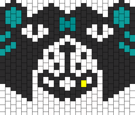 Crizzly Logo - Crizzly Bear Logo Kandi Mask Bead Pattern | Peyote Bead Patterns ...