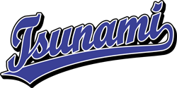 Tsunami Logo - Team Pride: Tsunami team script logo