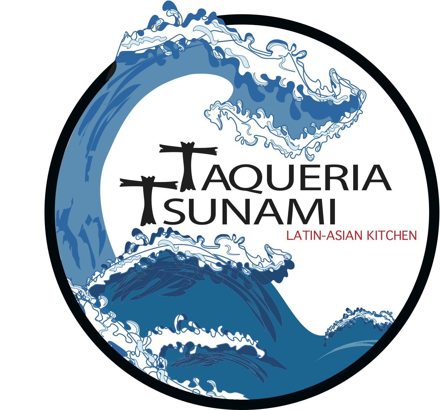 Tsunami Logo - Taqueria Tsunami Logo - Little Black Dress | Little Red Wagon Magazine