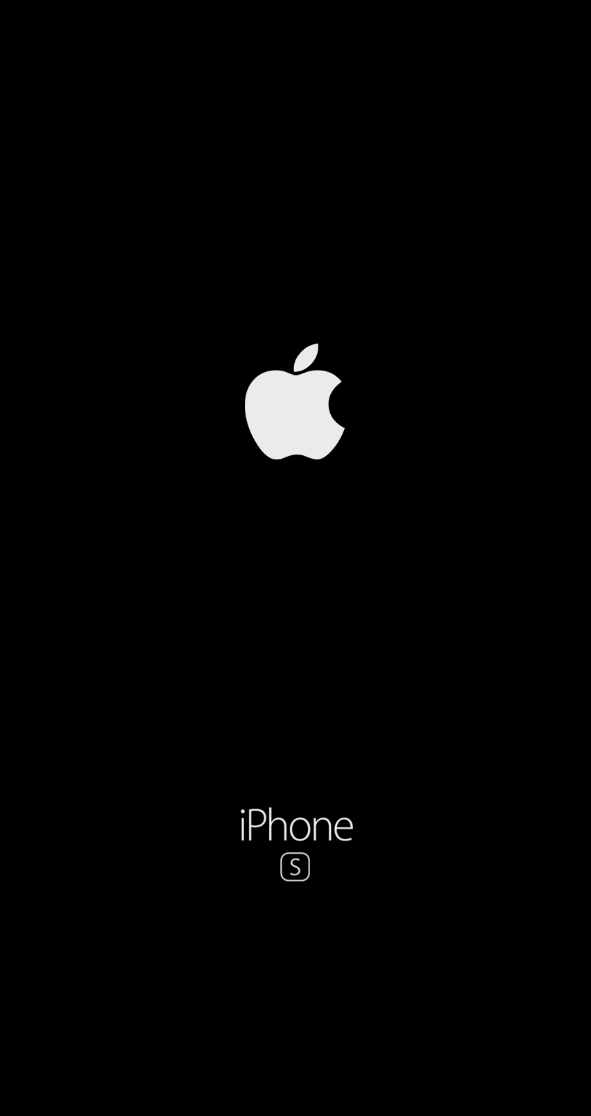 6s Logo - iPhone 6s Wallpaper black logo apple fond d'écran noir