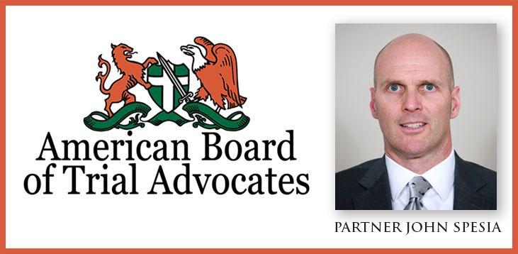 Abota Logo - Partner John Spesia Admitted to the American Board of Trial