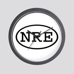 NRE Logo - Nre Wall Clocks - CafePress