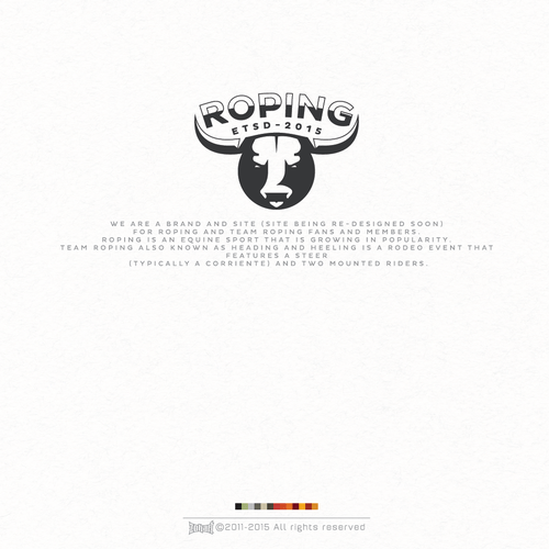 Roping Logo - Create an edgy, western, updated and cool: Roping.com logo. Logo