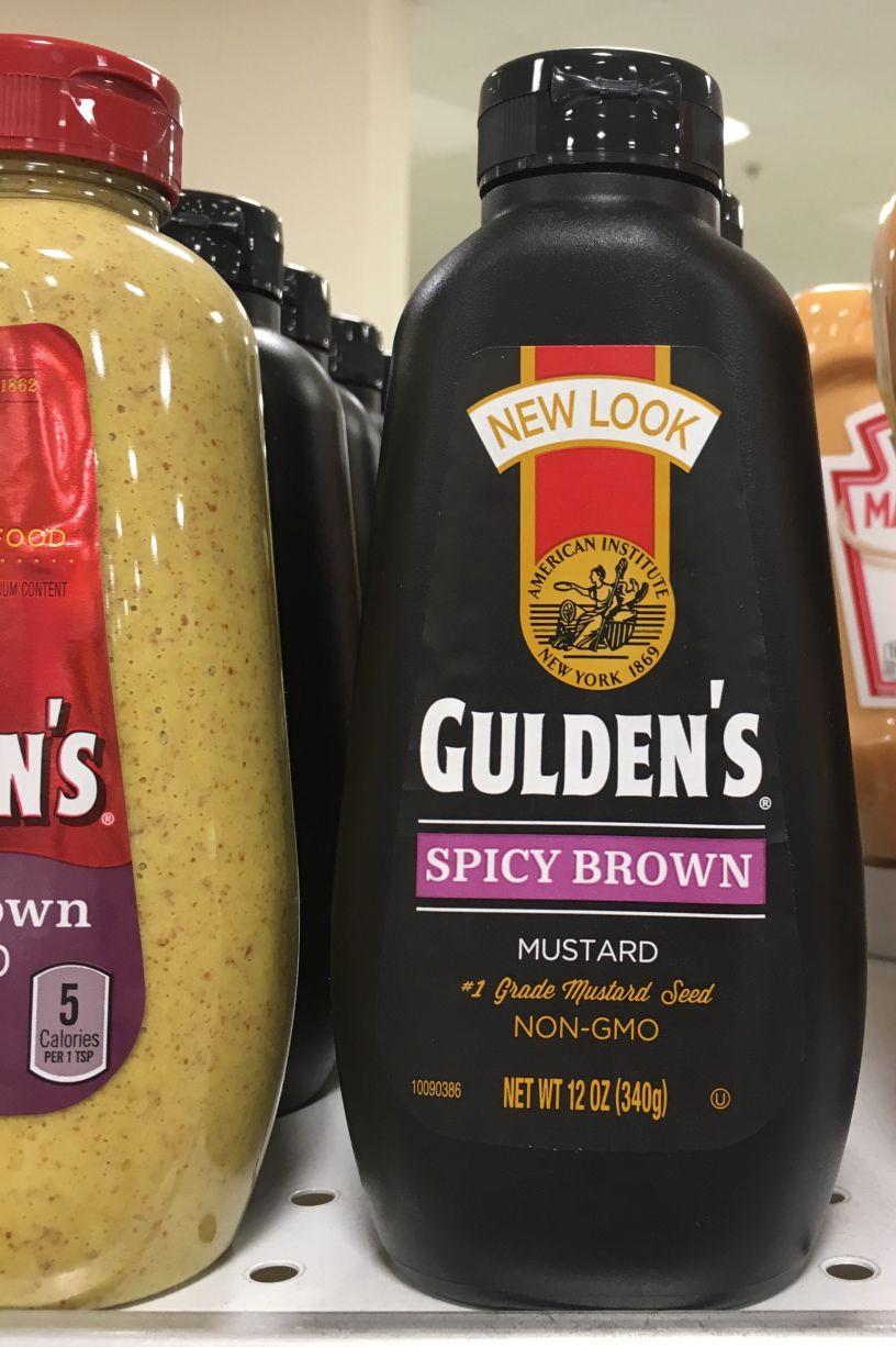 Gulden's Logo - Gulden's Spicy Brown mustard changes to black plastic container ...