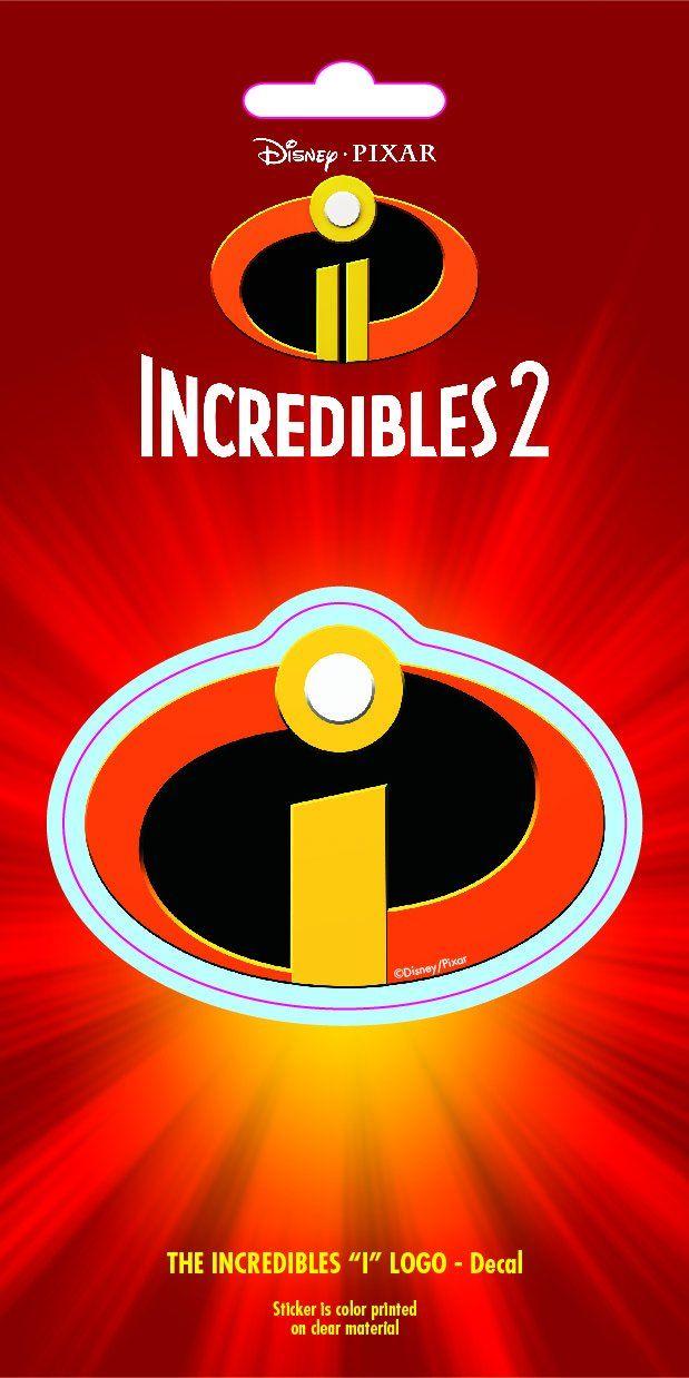 Incrediables Logo - Disney/Pixar Incredibles Logo 4x8 Decal