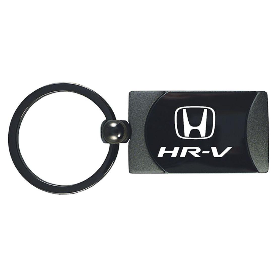 Hr-V Logo - Details about Honda HRV Key Ring Gunmetal Rectangular Keychain