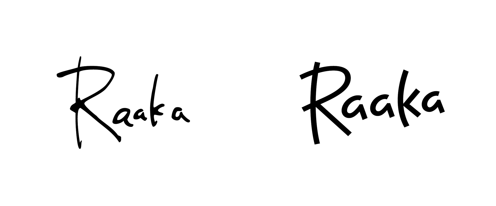 Andrea Logo - Brand New: New Logo and Packaging for Raaka by Andrea Trabucco ...