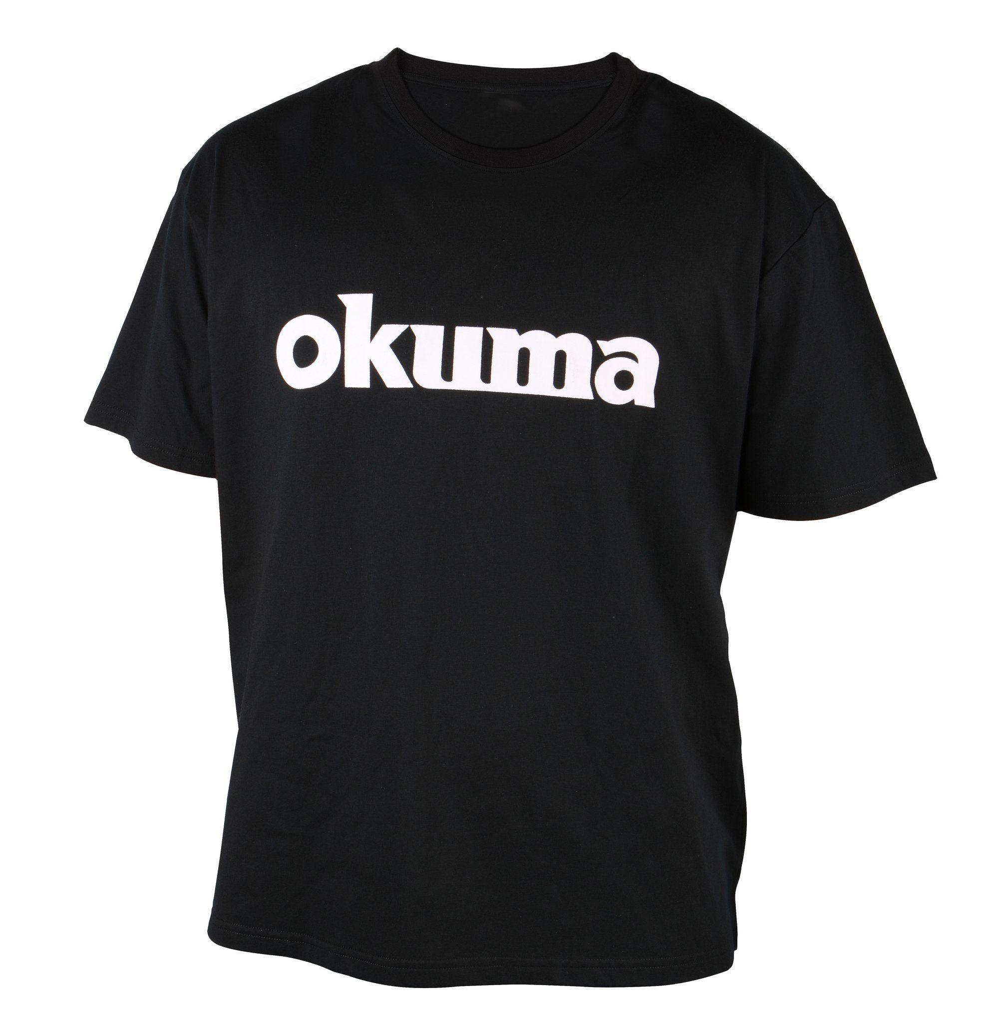 Okuma Logo - Okuma Logo Short Sleeve T-shirt-Black Motif | Okuma Fishing Tackle Corp