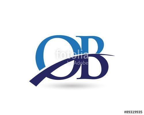 Ob Logo - OB Logo Letter Swoosh Stock Image And Royalty Free Vector Files