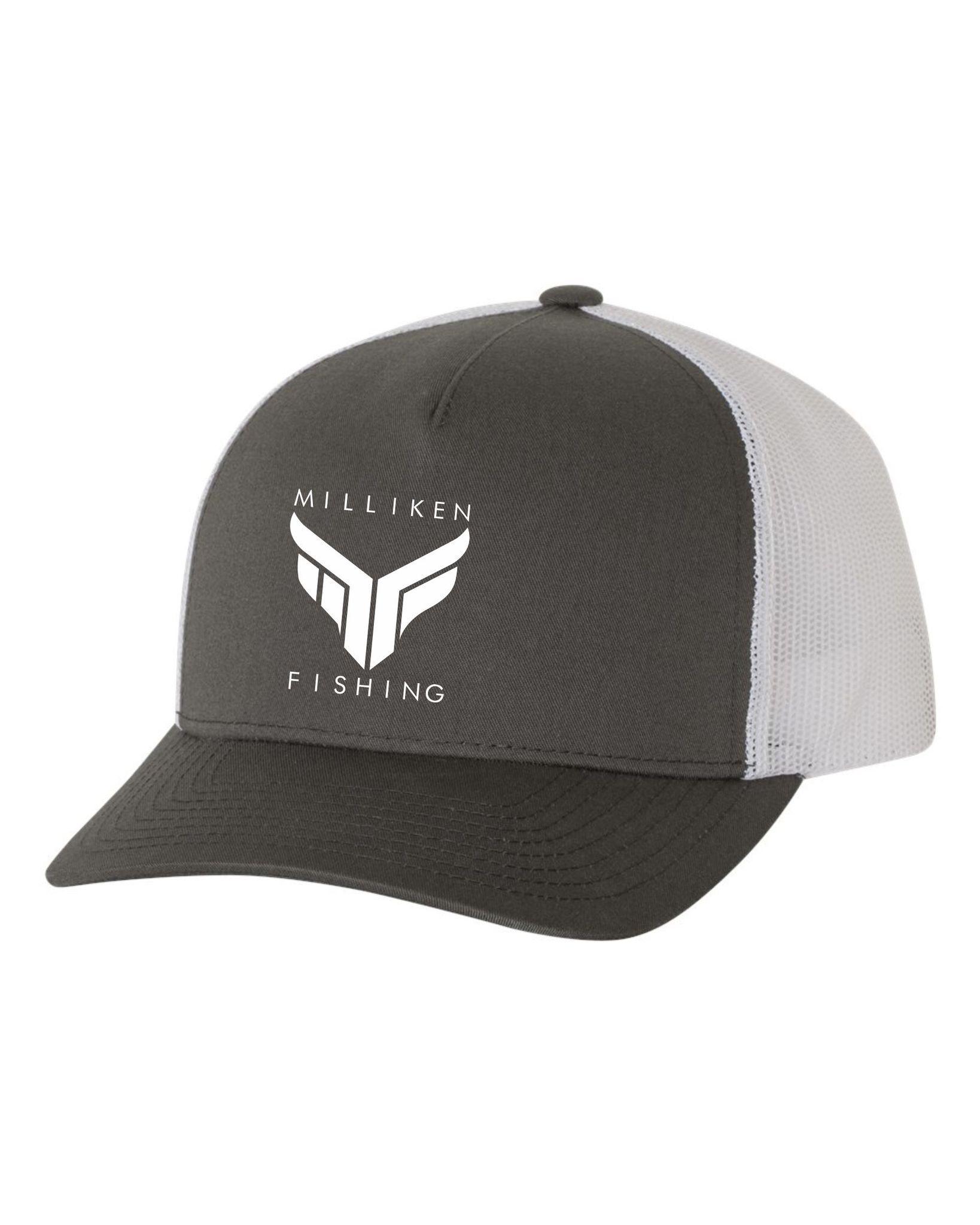 Milliken Logo - Milliken Fishing Semi Curved Bill (Charcoal)