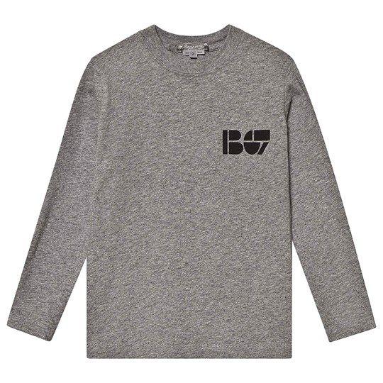 Bonpoint Logo - Bonpoint - Logo Long Sleeve Tee Grey - Babyshop.com