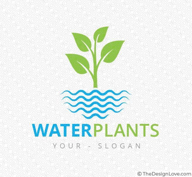 Plants Logo - Water Plants Logo & Business Card Template