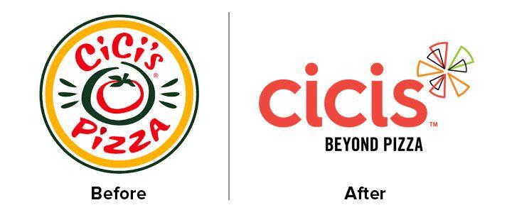 Cici's Logo - Popular Pizza Chain Logos Revamped