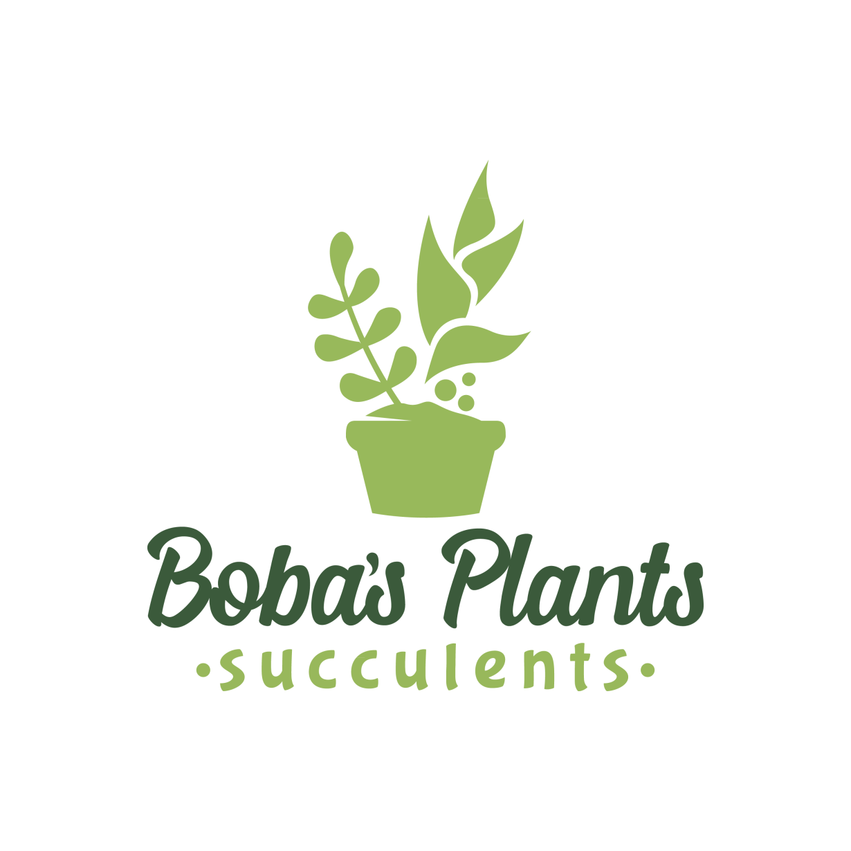 Plants Logo - Bobas Plants Logo