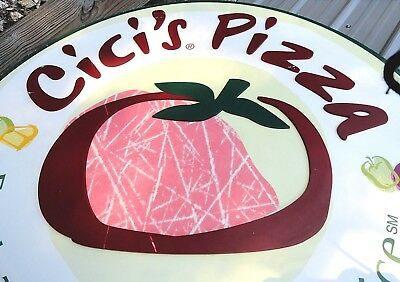 Cici's Logo - HUGE 4 FEET Vintage Signage CiCi's Logo Pizza Advertising 3D Dimensional  Sign